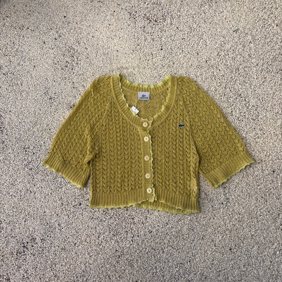 라코스테 반팔 가디건⭐️325 상품이미지1