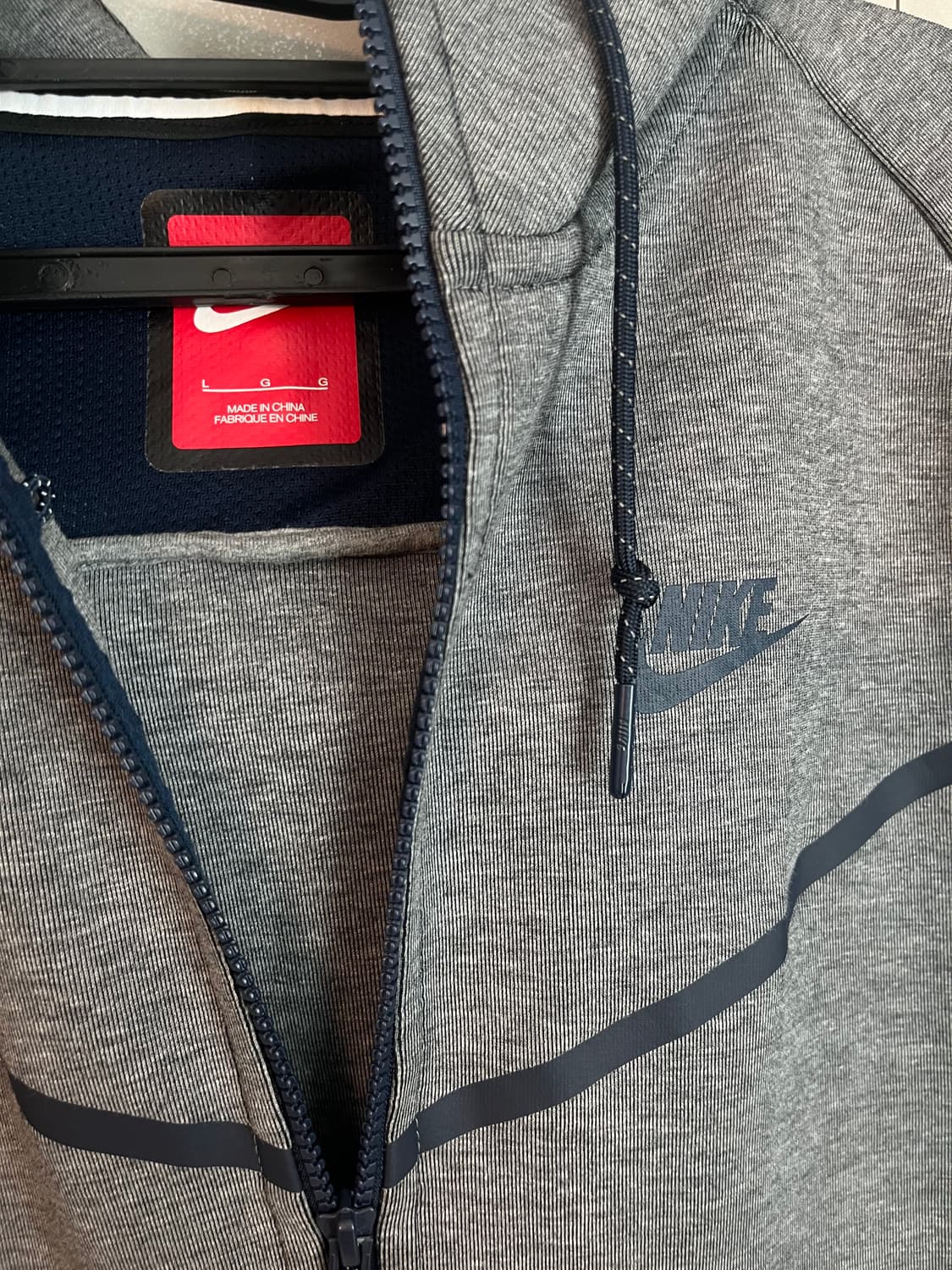 나이키 테크팩 후드집업 그레이/네이비 [L] 상품이미지5