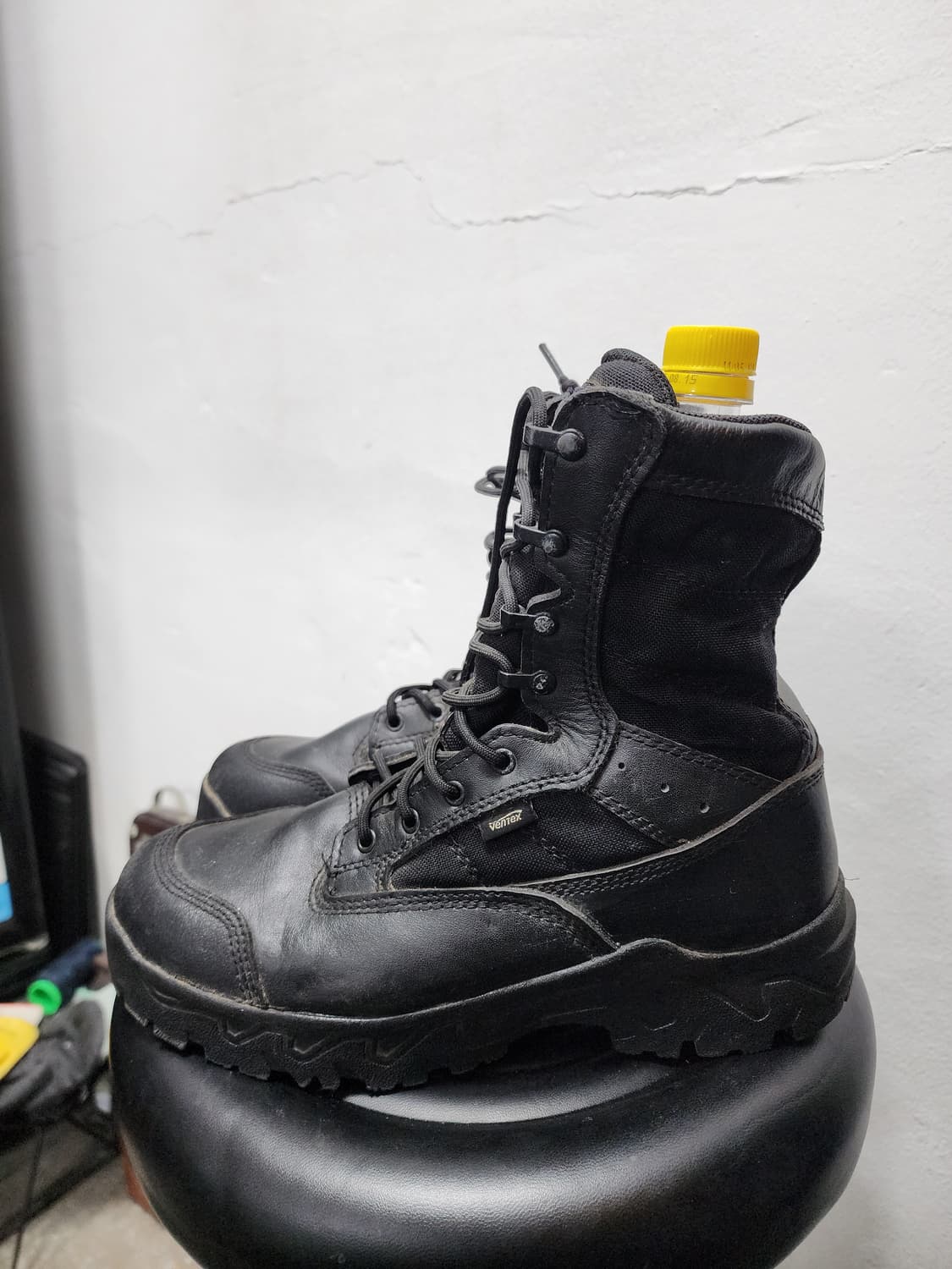 밀리터리 블랙 워커 전투화 상품이미지1