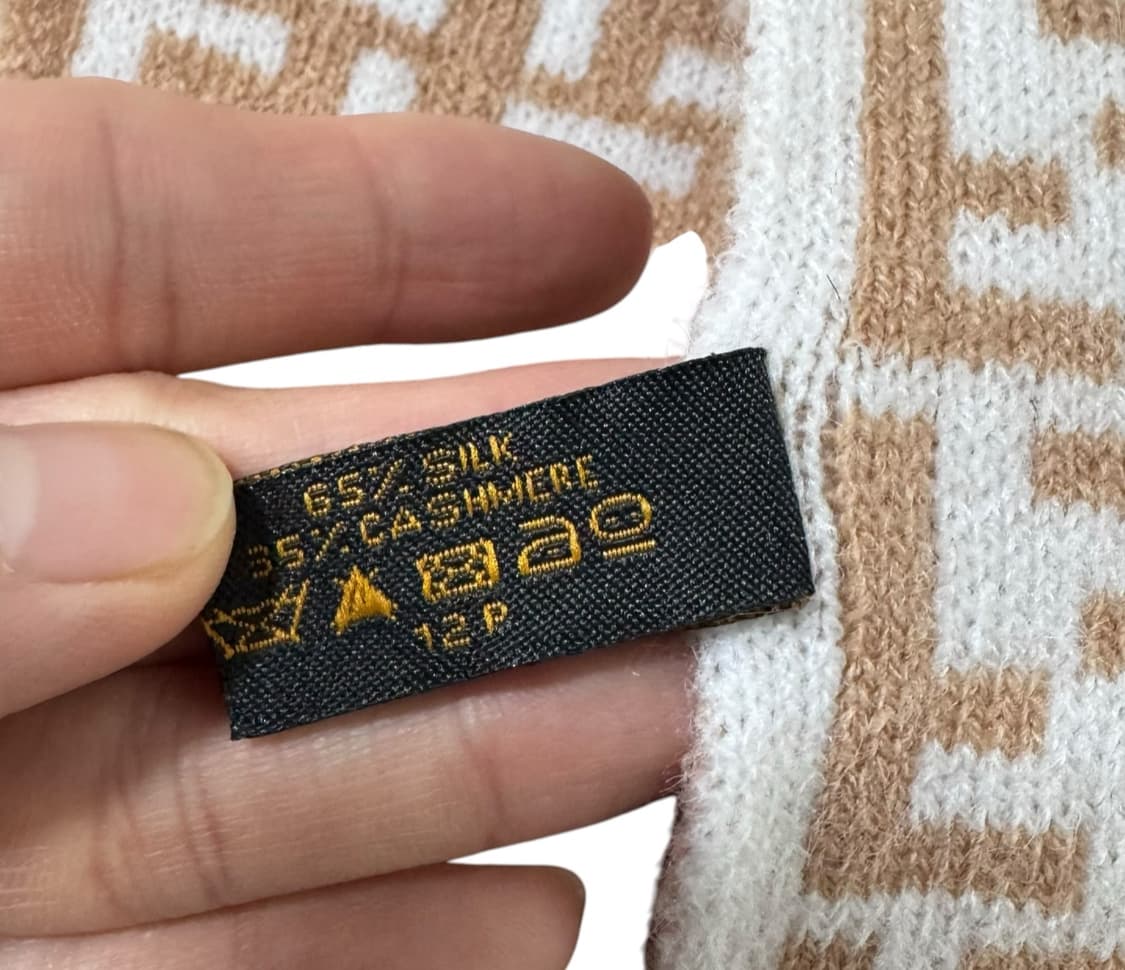 정품 펜디 쥬카 양면 캐시미어 머플러 상품이미지5