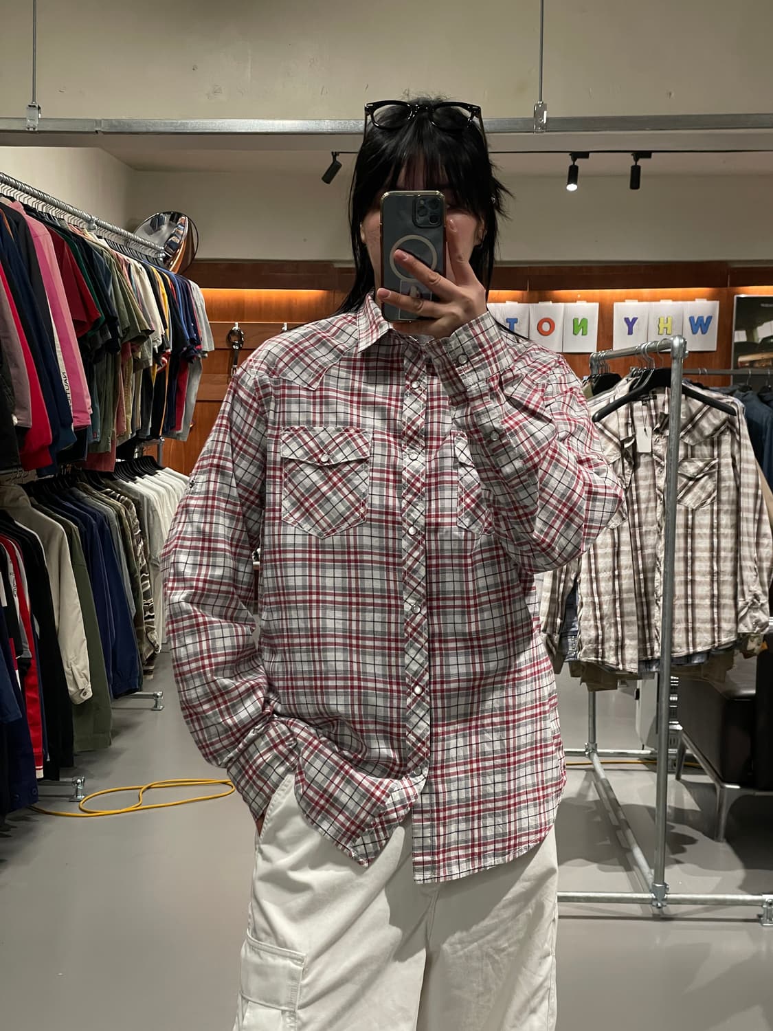 빈티지 웨스턴 셔츠 상품이미지1