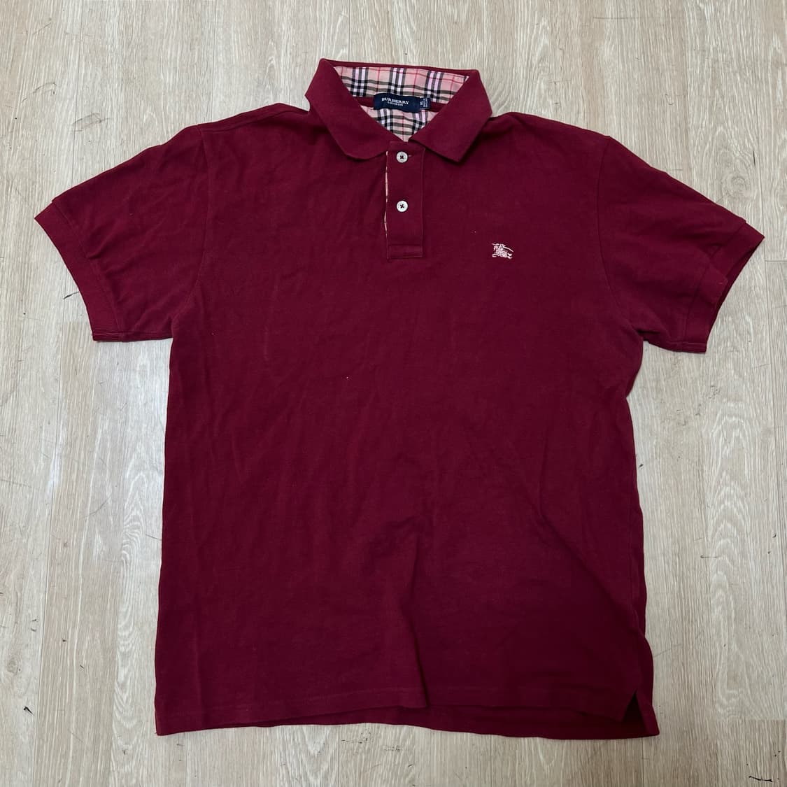 버버리 런던 노바체크 PK 반팔 카라티 XL/105  상품이미지1