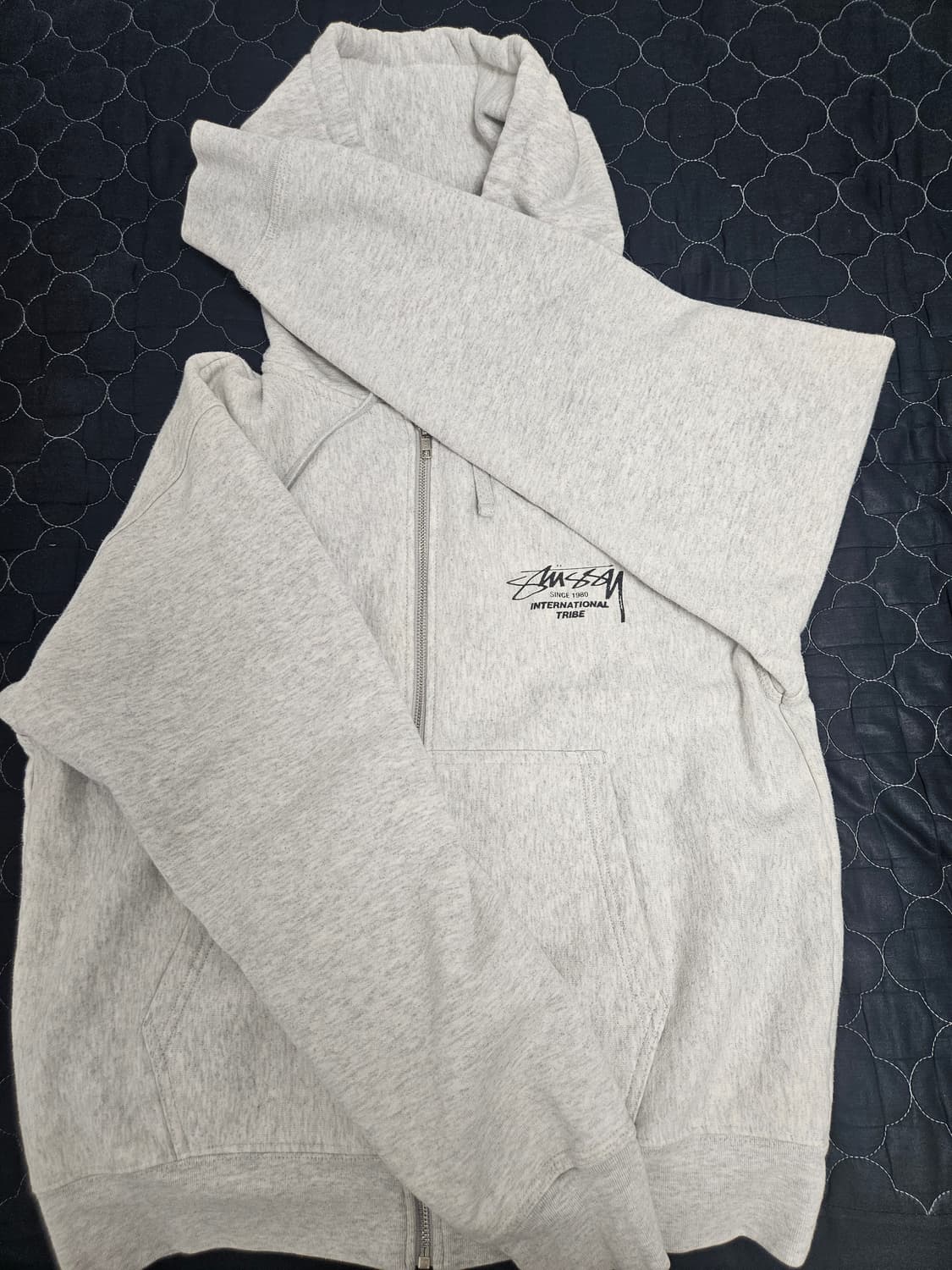 스투시 비트사운드 애쉬헤더 후드집업 상품이미지3