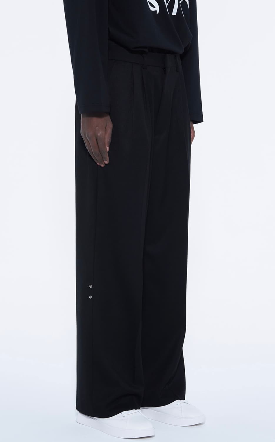 Sync 투턱 리벳 슬랙스 S 상품이미지2