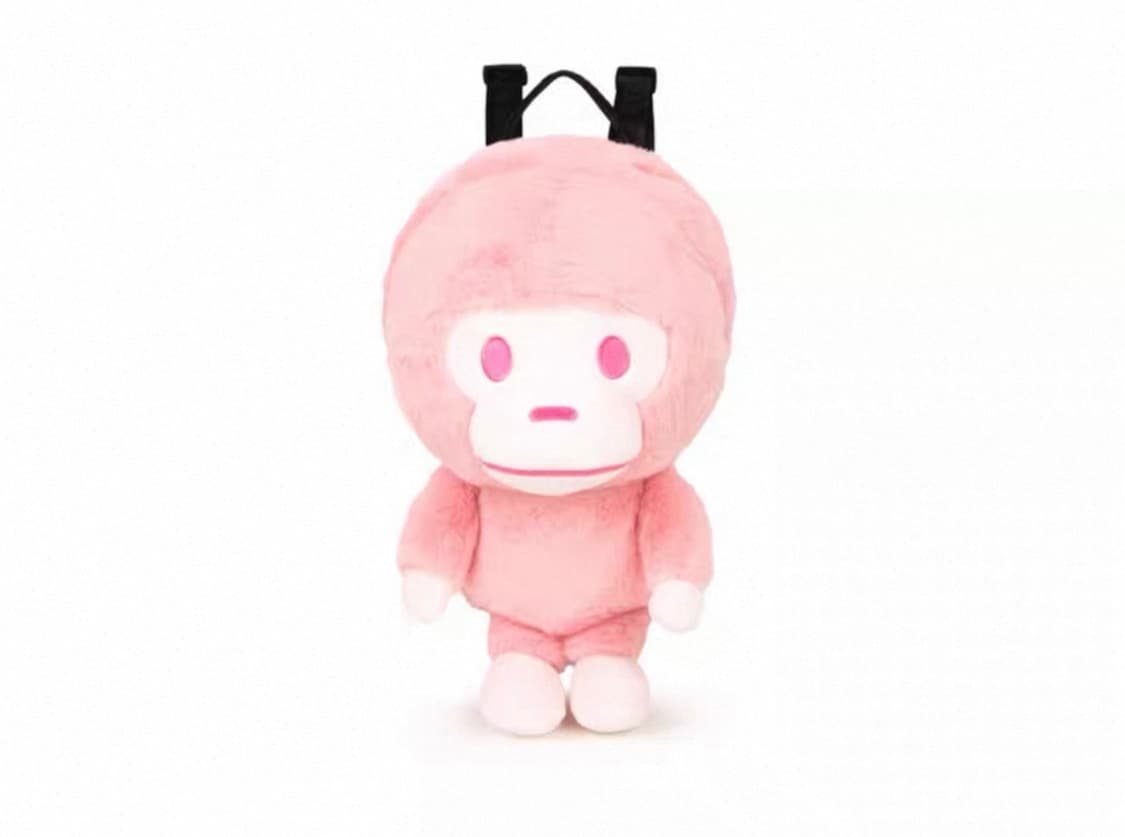 베이프 마일로 베이비마일로 핑크 백팩 플러쉬 돌 상품이미지1