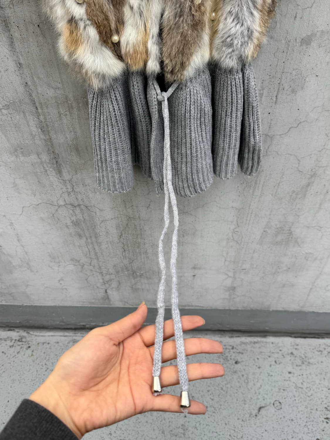 pearl mixtape knit vest 상품이미지2