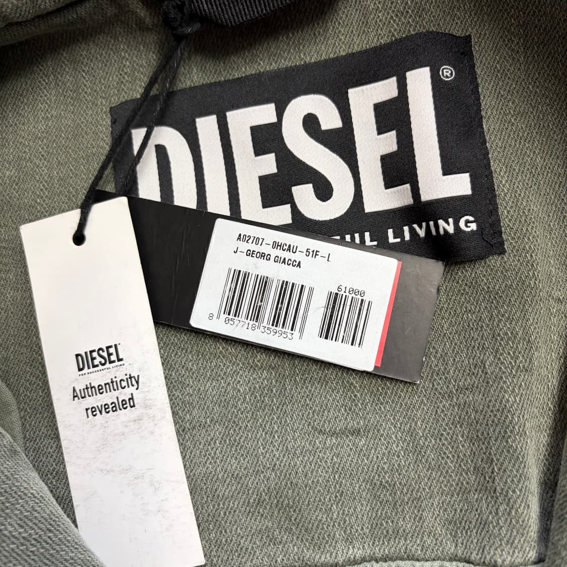 [L] 디젤 필드 자켓 상품이미지6