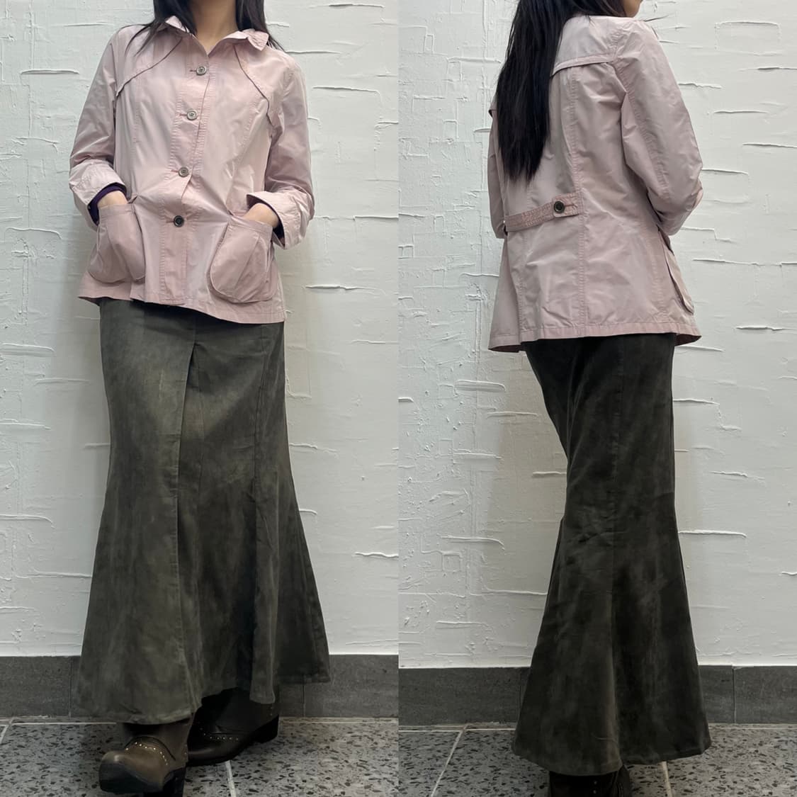Light pink windbreaker 상품이미지2