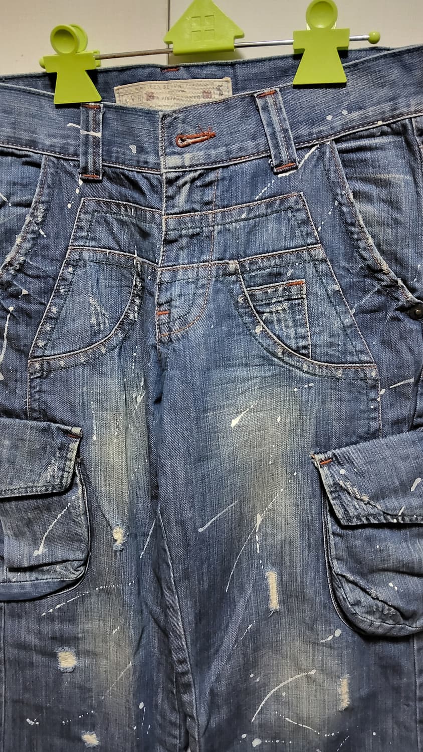 빈티지 페인팅 데님 상품이미지4