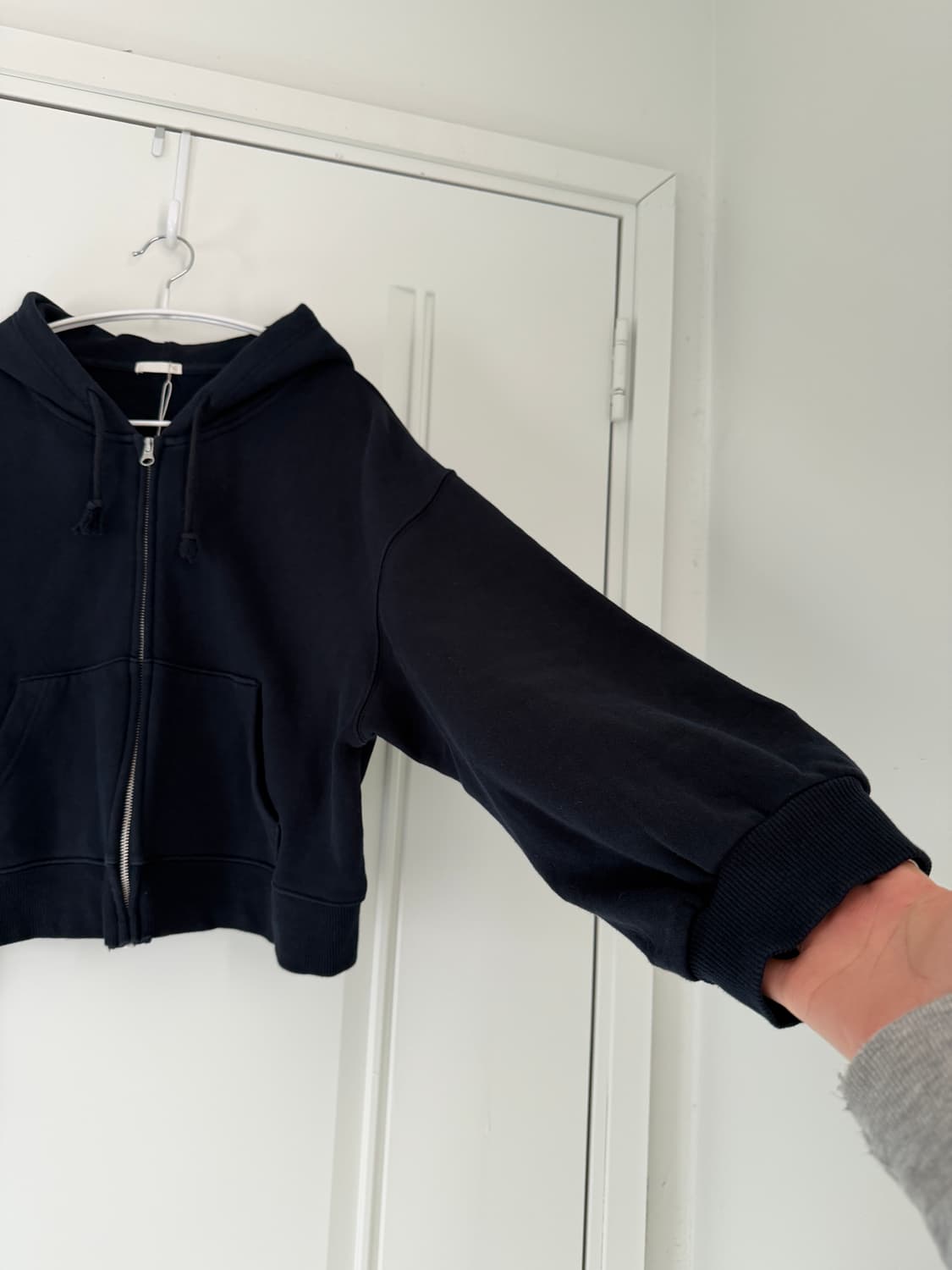 일본빈티지 모던 네이비 후드집업  상품이미지7