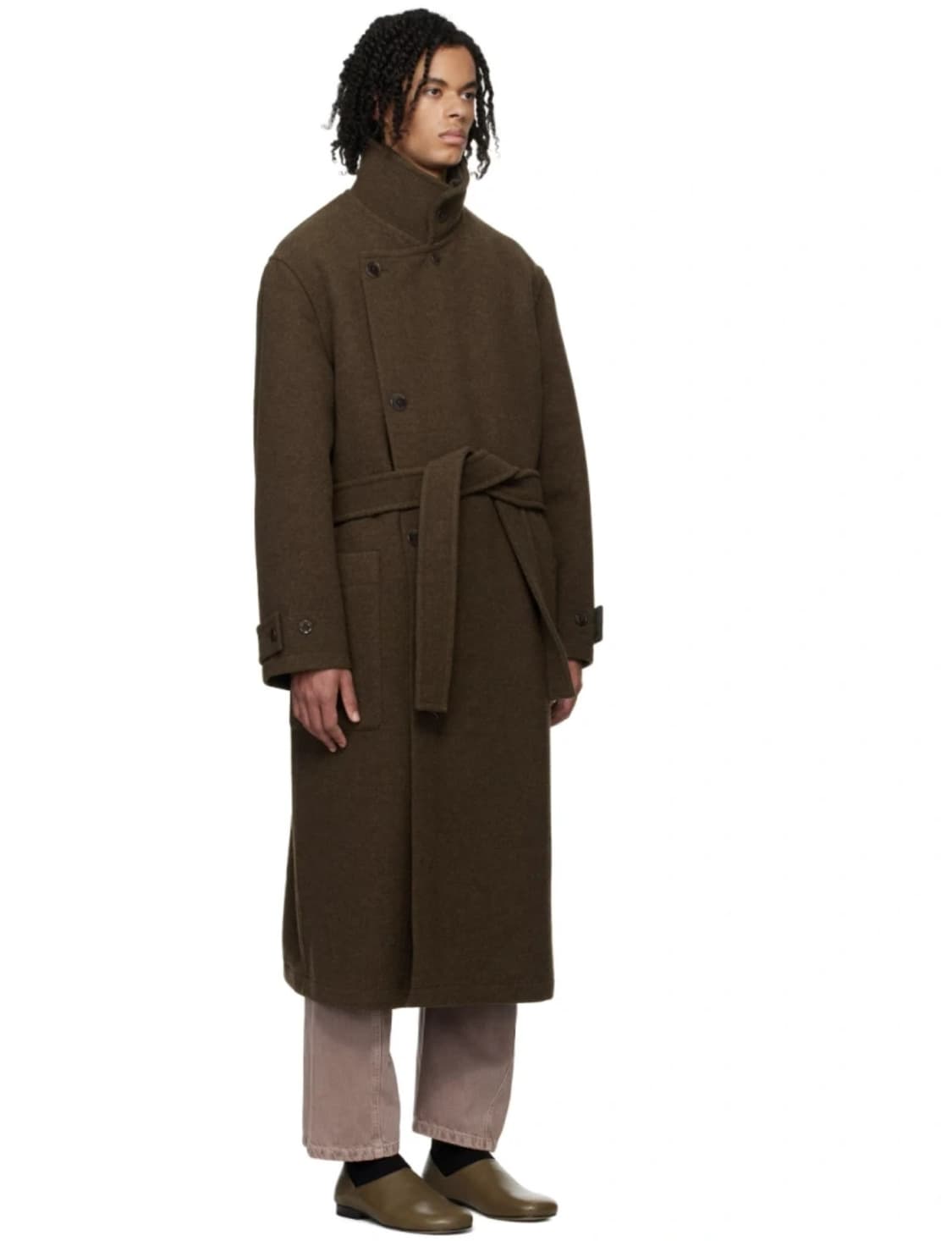 LEMAIRE 르메르 랩코트 24FW 브라운 XS 상품이미지8