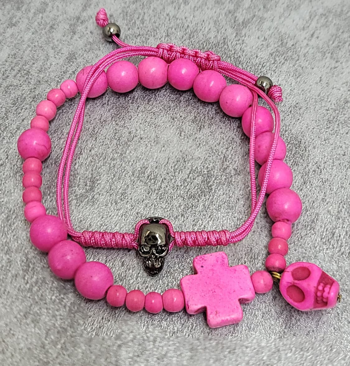 skull bracelet set 상품이미지1