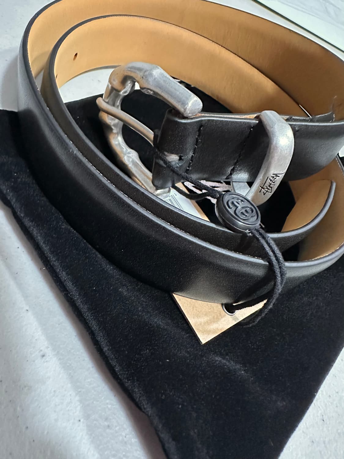 스투시 밤부 버클벨트 오닉스 S-M, L-XL사이즈 새상품 상품이미지2