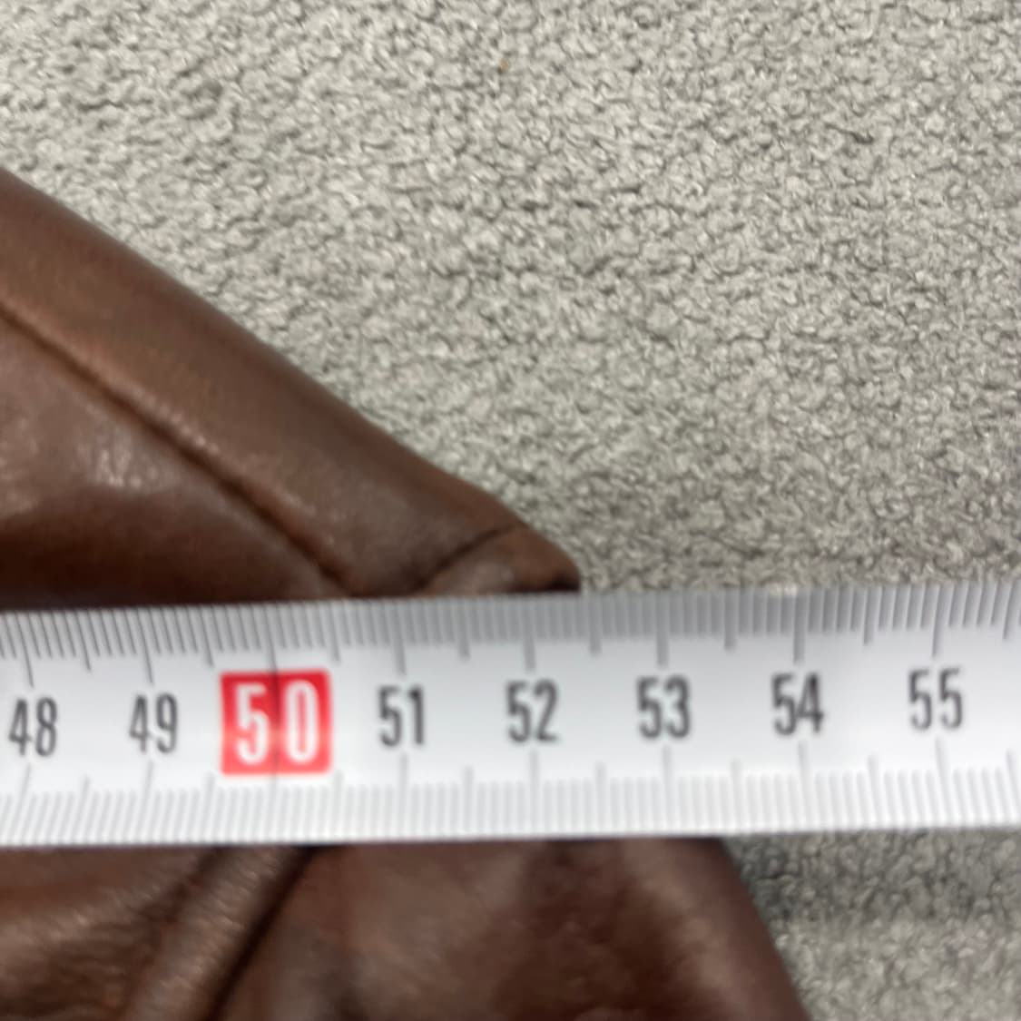 100 빈티지 양가죽 브라운 집업 레더자켓 상품이미지7