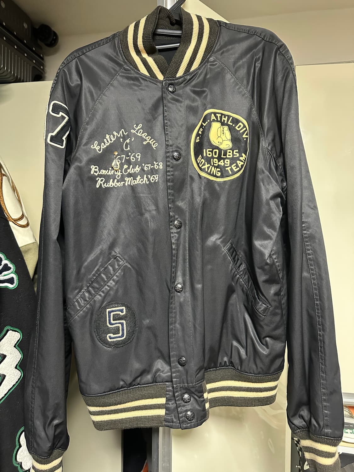 폴로랄프로렌 복싱 클럽 리버시블 바시티 자켓 M 상품이미지1