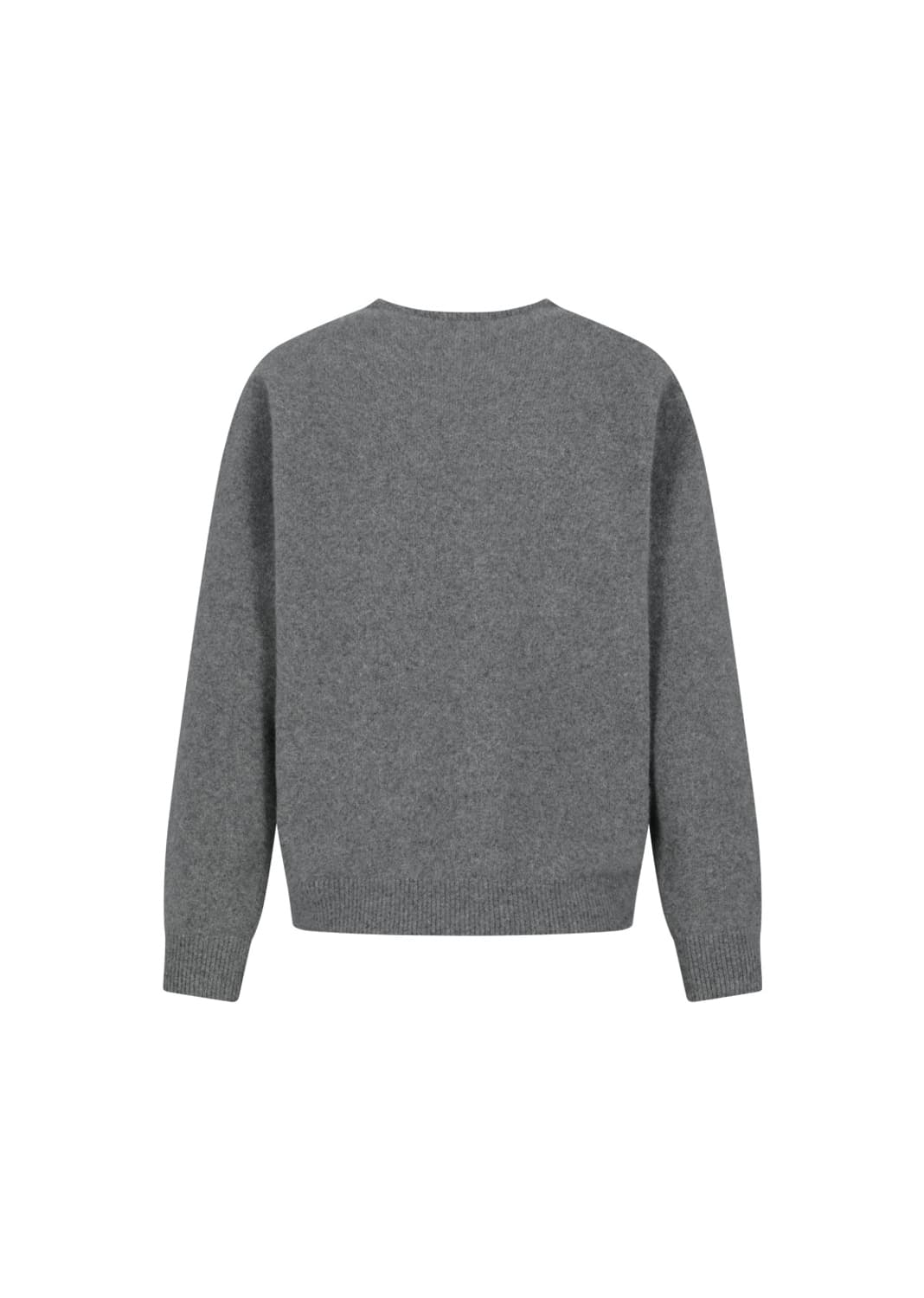 아모멘토 라쿤 브이넥 니트 차콜 25fw 상품이미지2