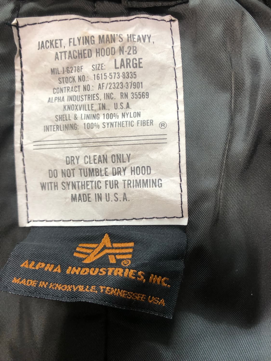 알파 n2b alpha n2b L사이즈 판매 상품이미지5