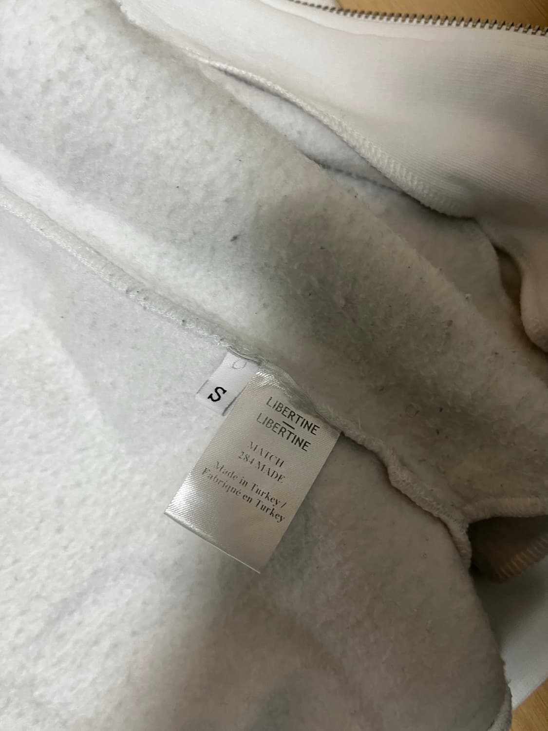 Libertine Libertine 후드 집업 화이트 상품이미지5