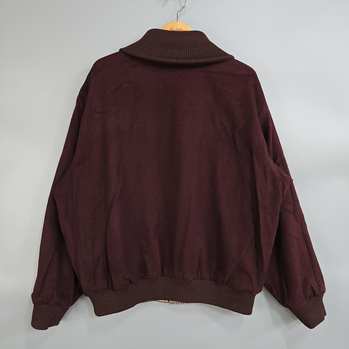 잭니클라우스(Jack Nicklaus) 빈티지 양면 울 블루종 자켓100 상품이미지5