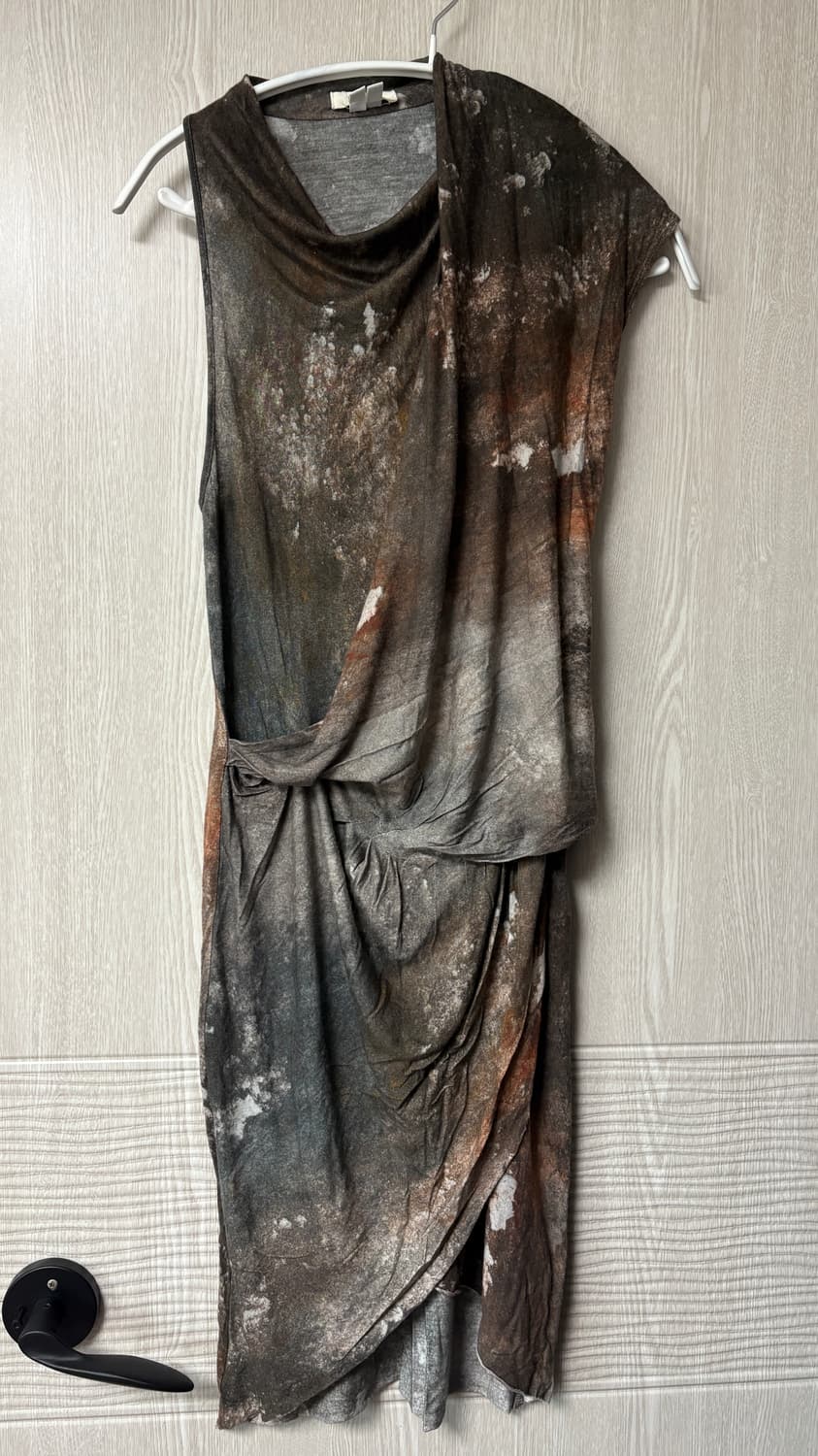 헬무트랭 드레이핑 원피스 상품이미지1