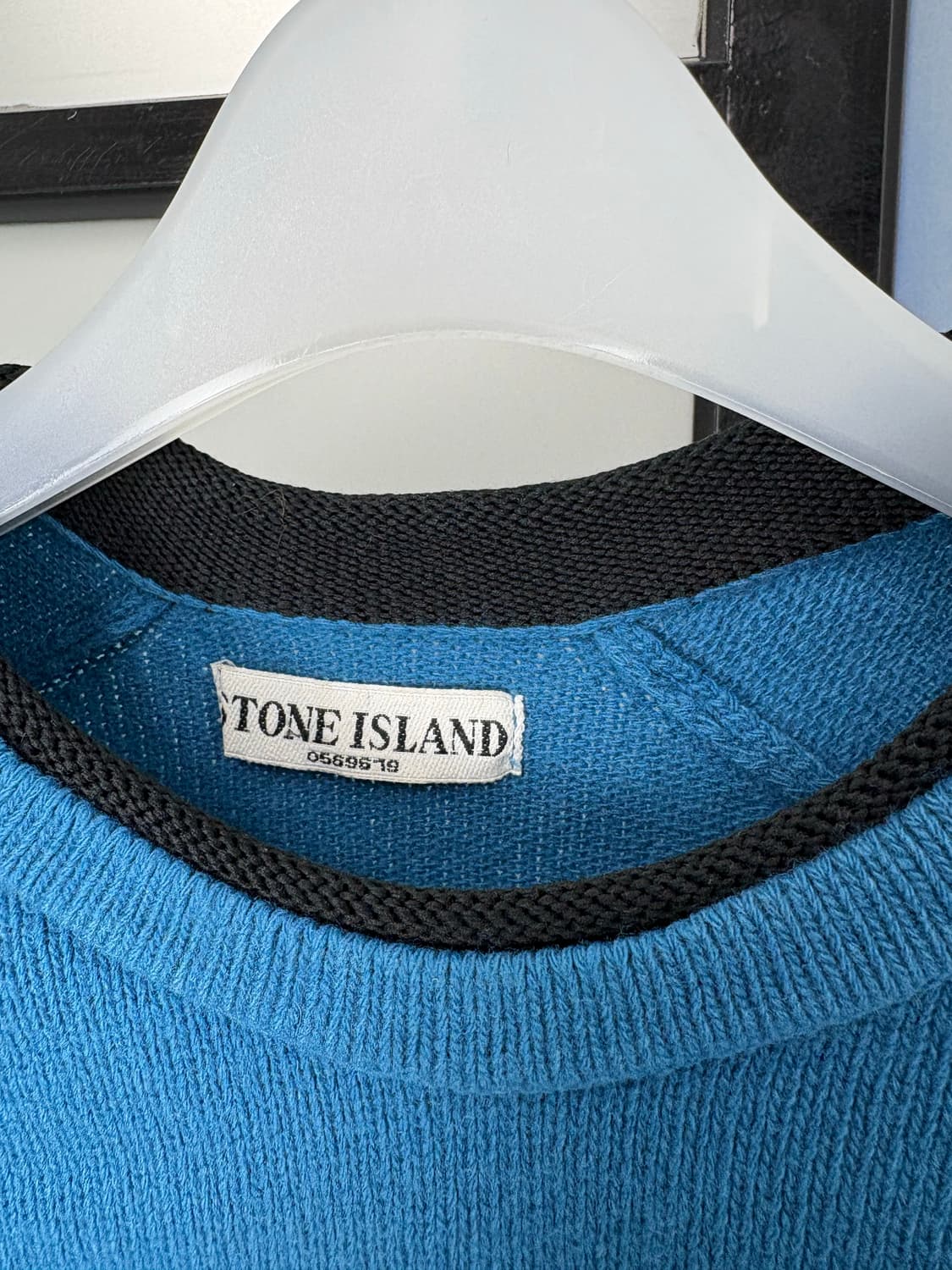 루키CK9749: 스톤 아일랜드 정품 니트 블루  상품이미지6