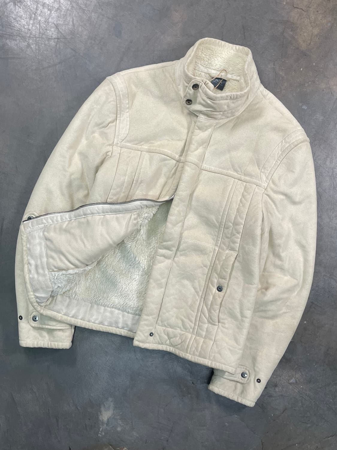 아르마니 스웨이드 쉐르파 무스탕 자켓 상품이미지2