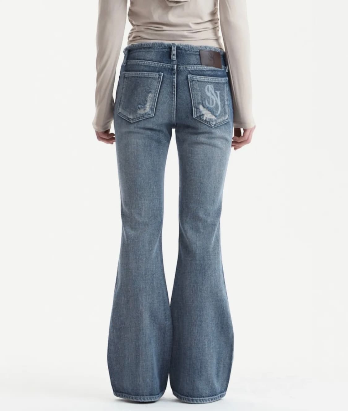시너진 ROUGH DISTRESSED DENIM PANTS 빈티지 블루 상품이미지2