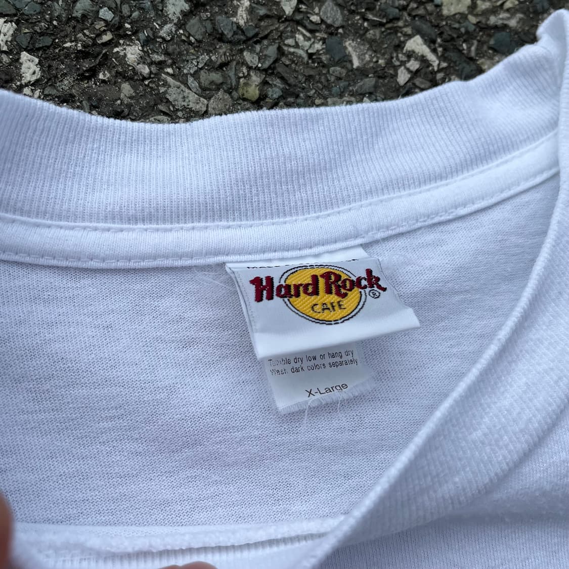 하드락 정품 타이페이 화이트 프린팅 반팔 티셔츠 상품이미지8