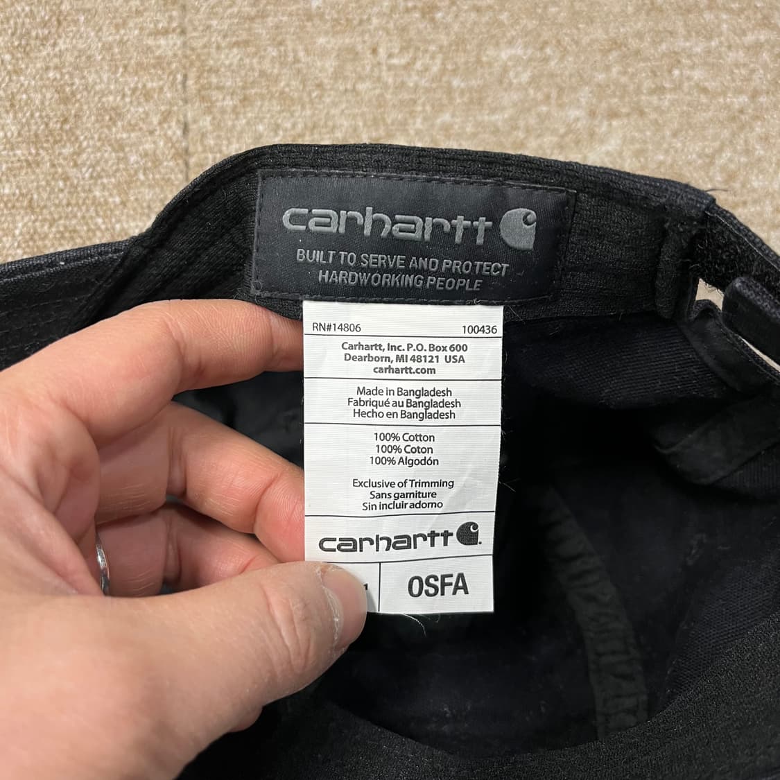  칼하트 볼캡 상품이미지4