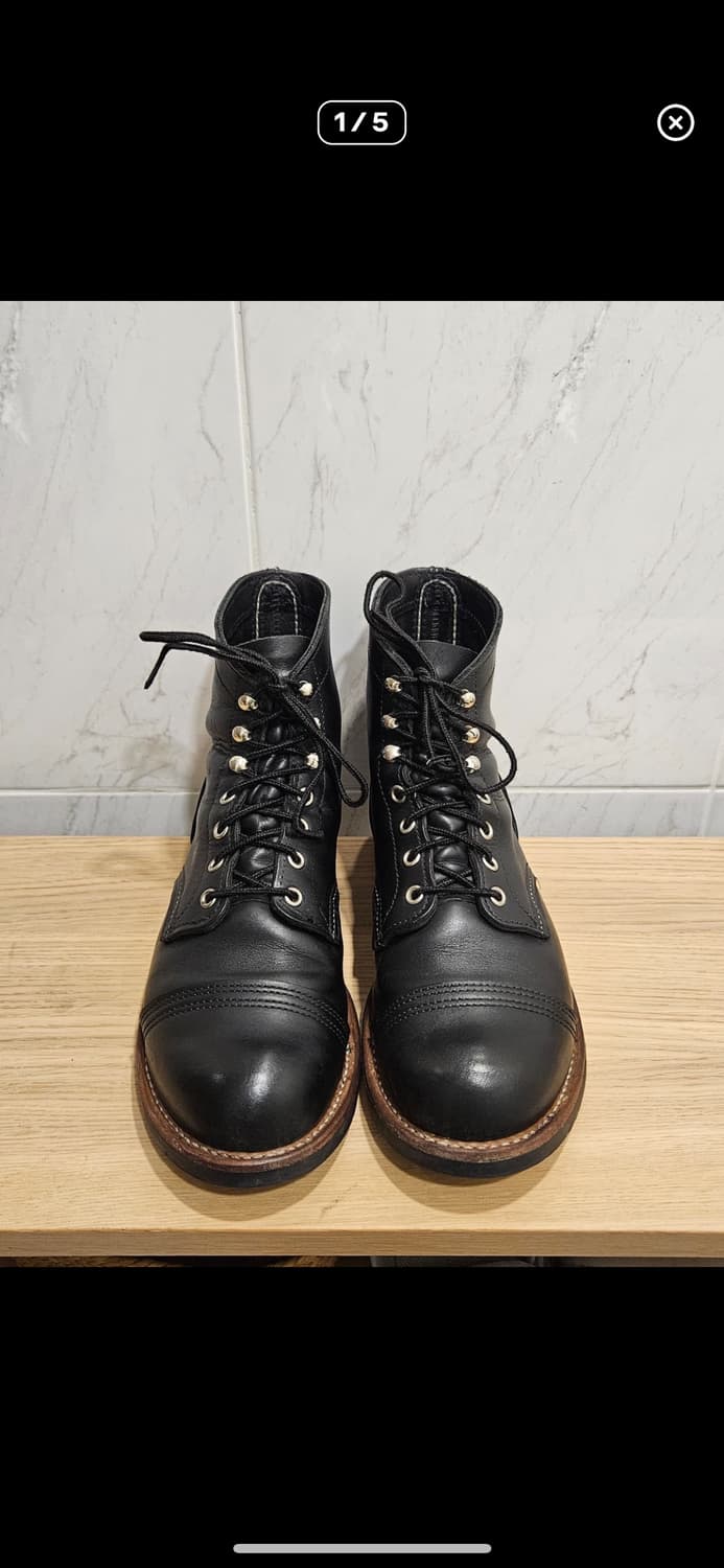 레드윙 아이언레인저 8084 블랙 8.5d 265사이즈 상품이미지1