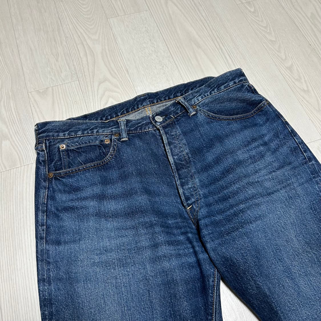 [38] 웨어하우스 1101 미디엄 인디고 셀비지데님 상품이미지2