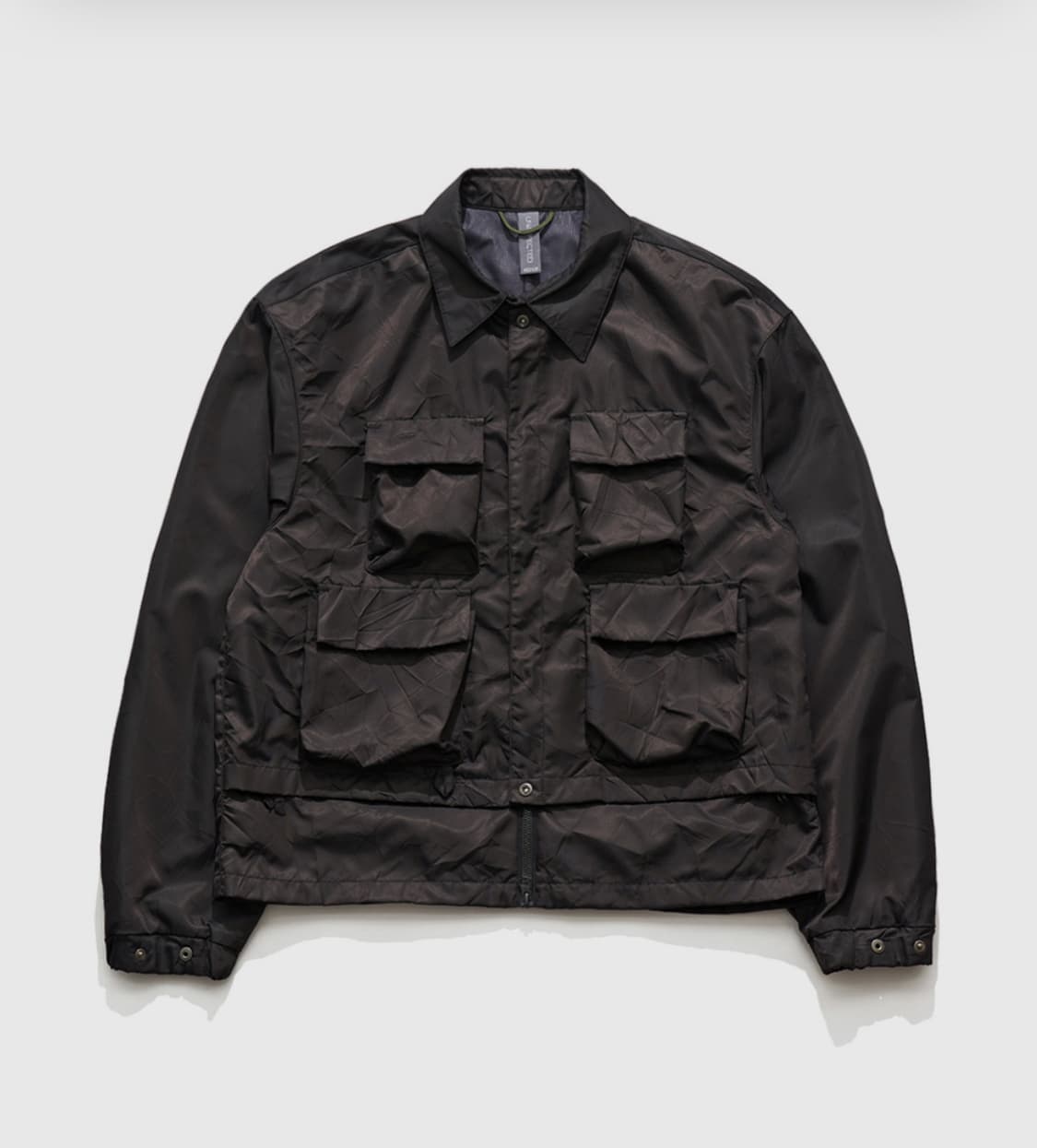 새상품)언어펙티드 레이어드 피셔맨 점퍼 블랙 상품이미지1