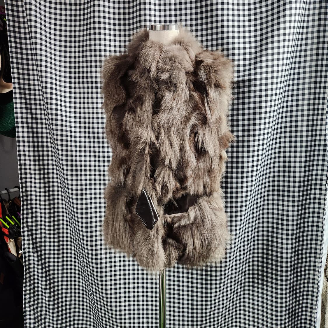 폭스퍼 베스트 / 브라운톤 퍼 아우터 상품이미지5