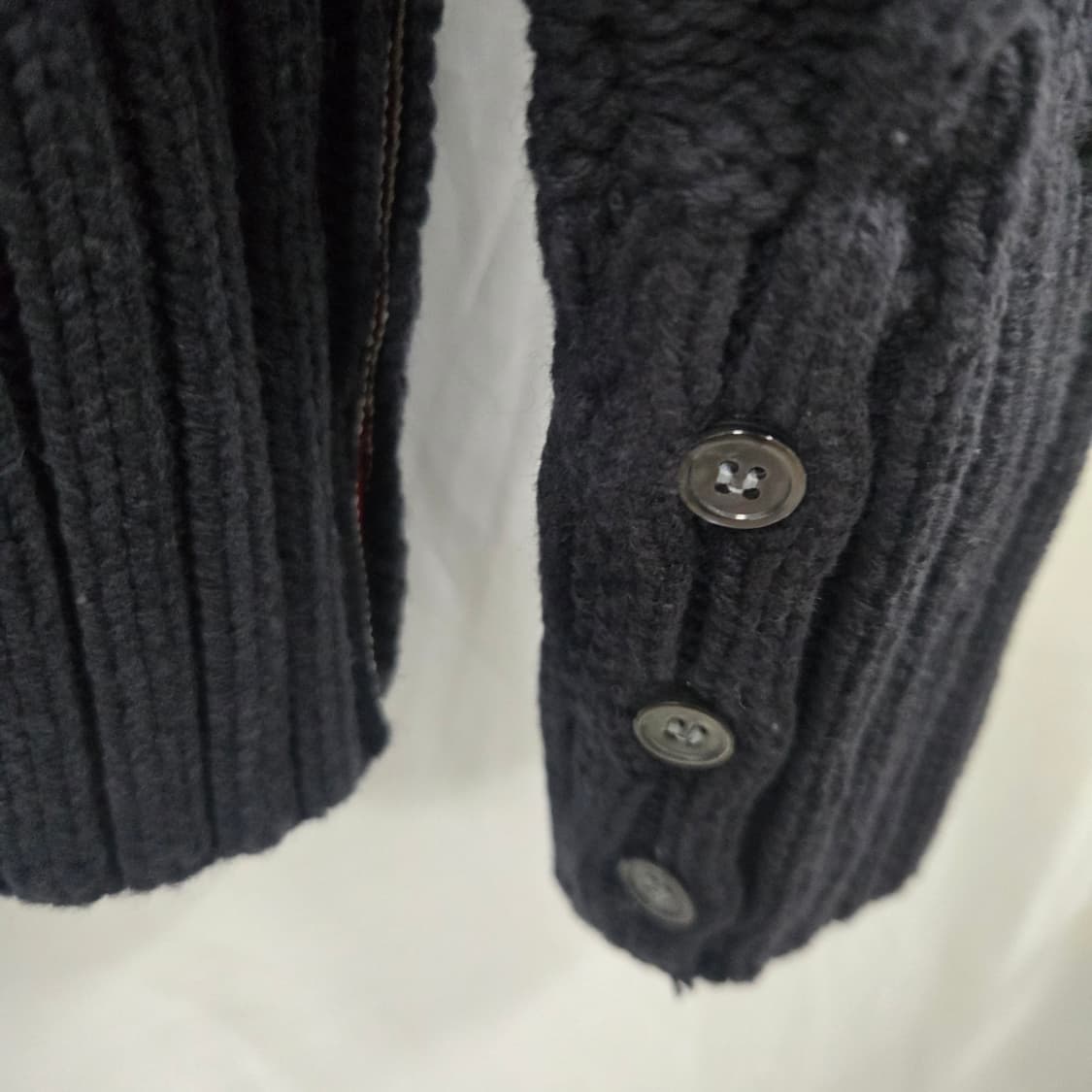 톰브라운 네이비 4선 케이블 가디건 상품이미지7