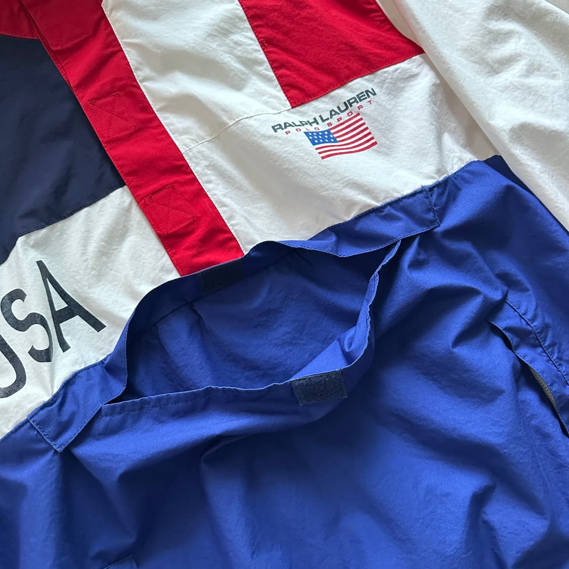 90s 폴로스포츠 MADE IN USA 성조기 아노락 M 상품이미지4