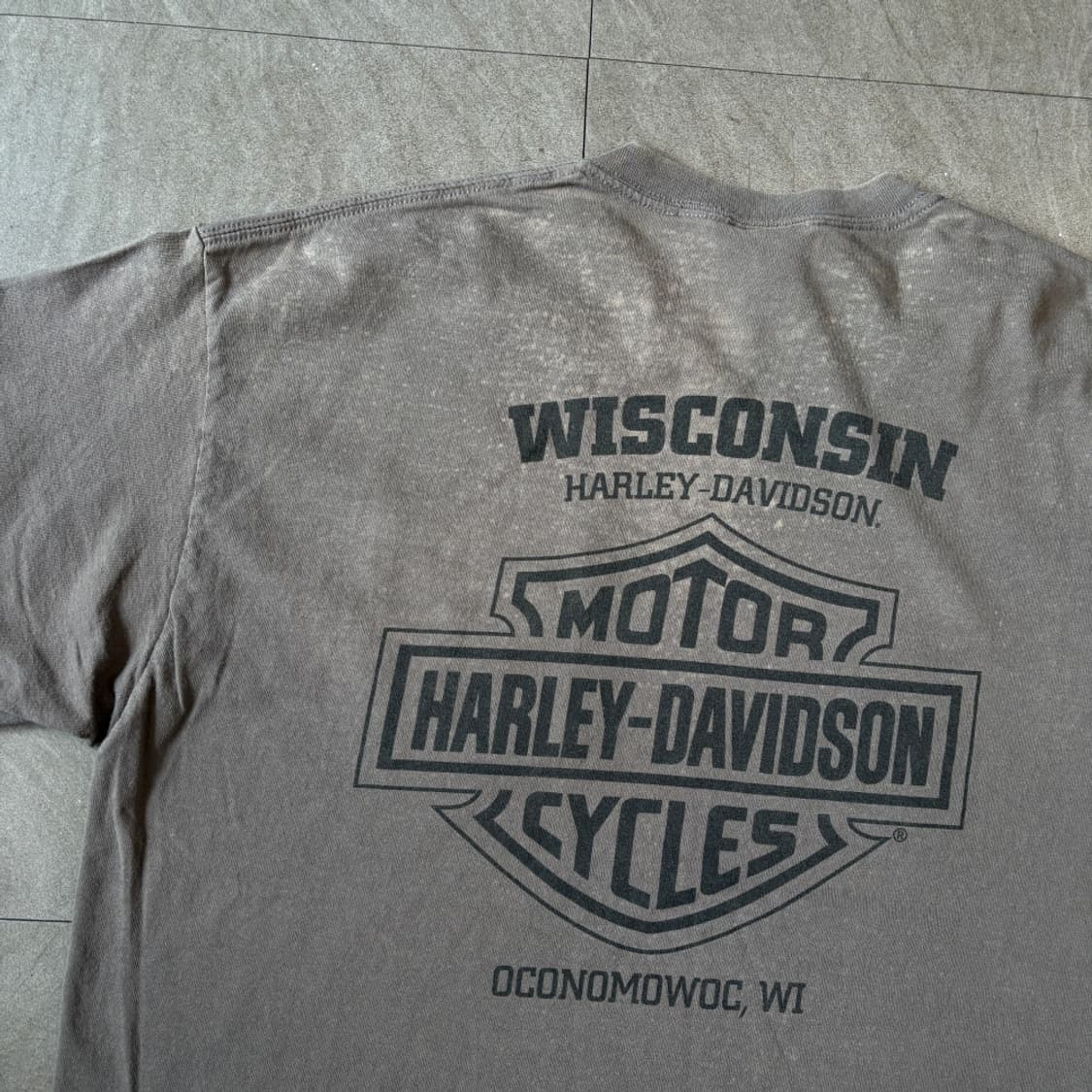 할리데이비슨 정품 페이딩 그레이 반팔 티셔츠 반팔티 상품이미지10