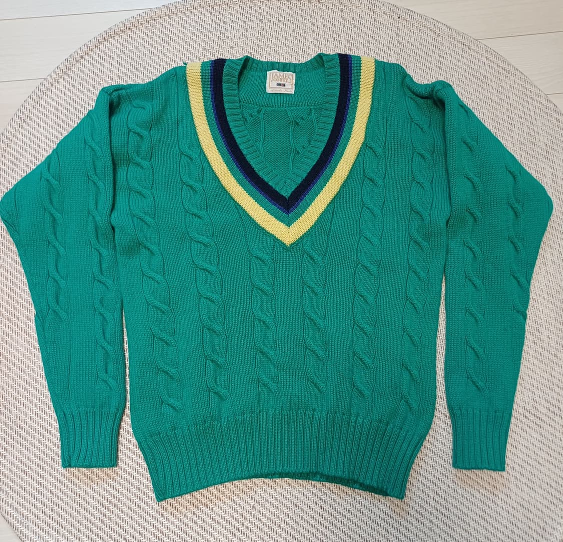 [Japan Vintage] 90's JAMES COURT 틸든 케이블 상품이미지1