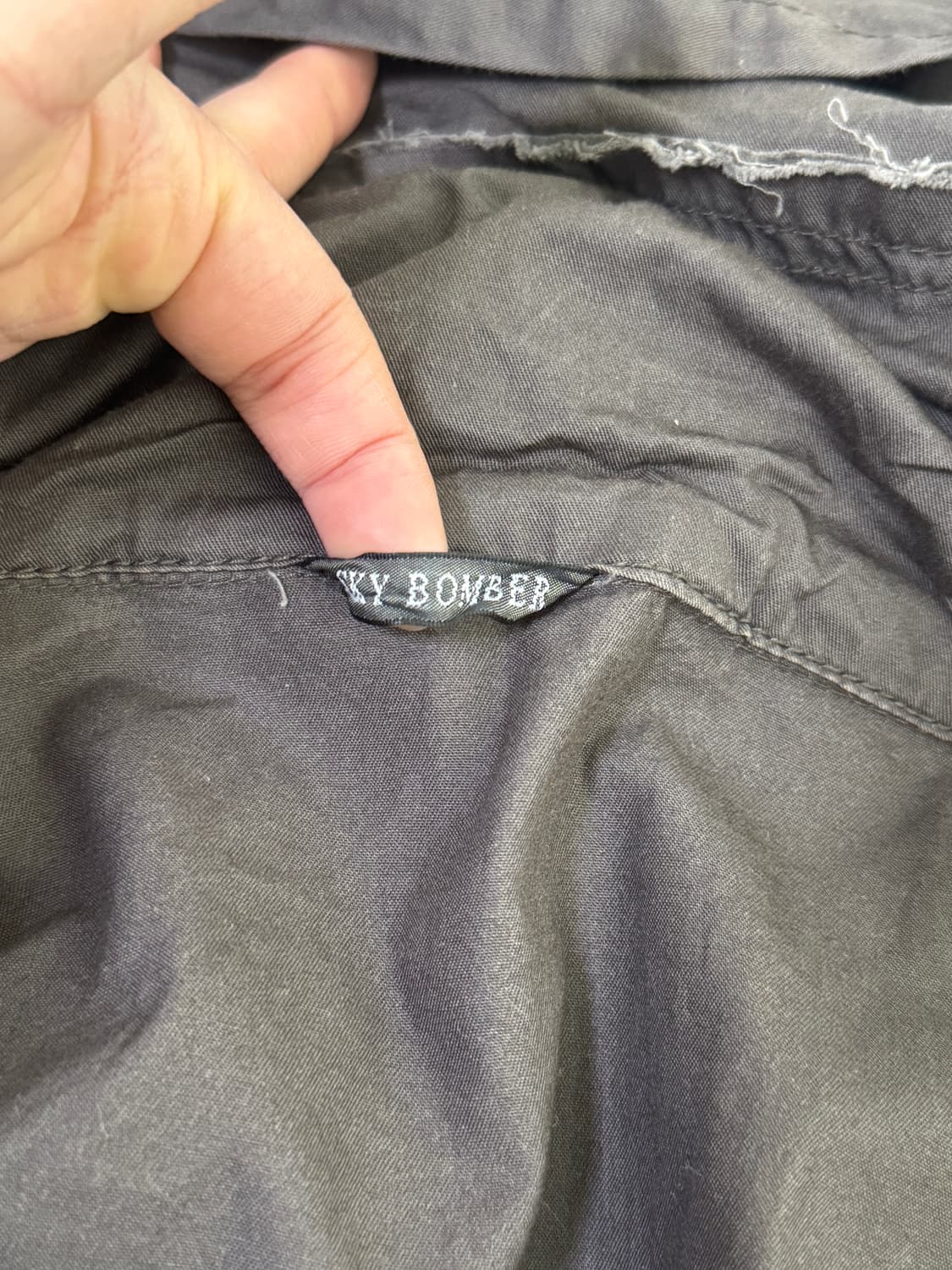 Sky bomber 보노 타입 밀리터리 후드 자켓 y2k lgb goa 상품이미지8