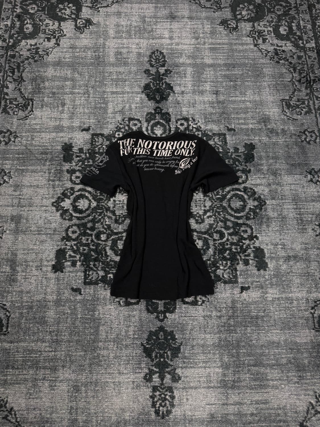 Impala 00s vkei lettering ribbed top 상품이미지6