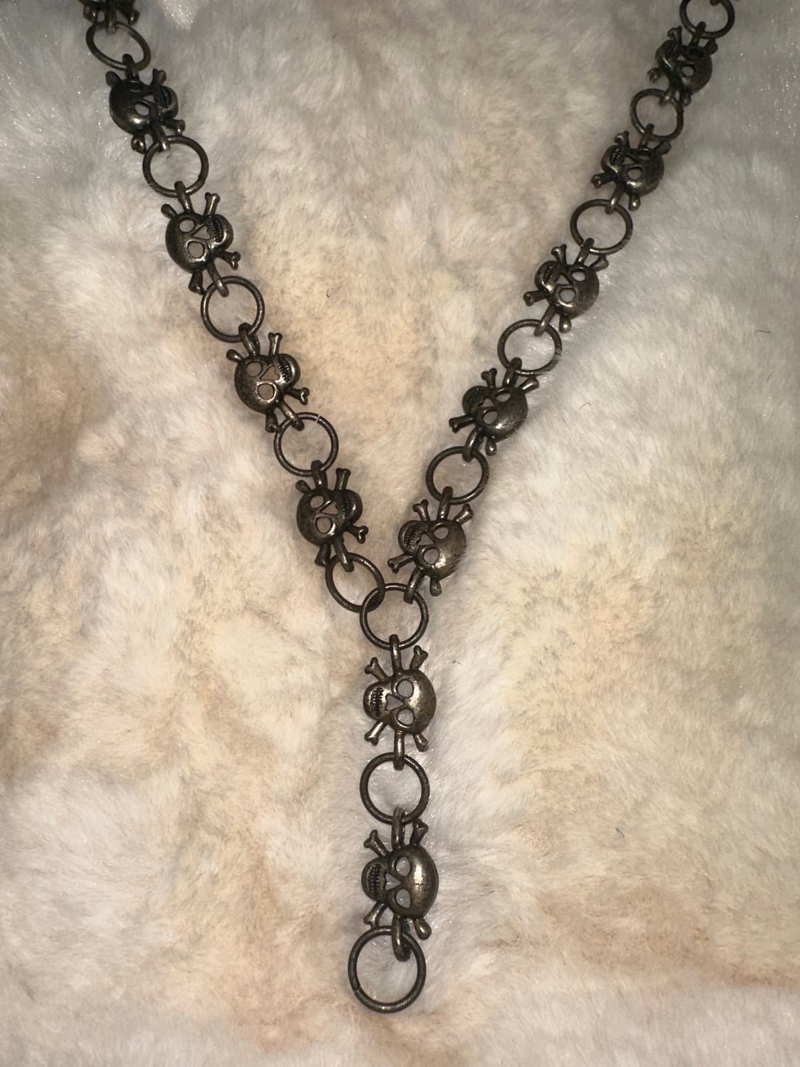 오리엔탈 고스펑크 빈티지 해골 목걸이 겸 벨트 상품이미지2