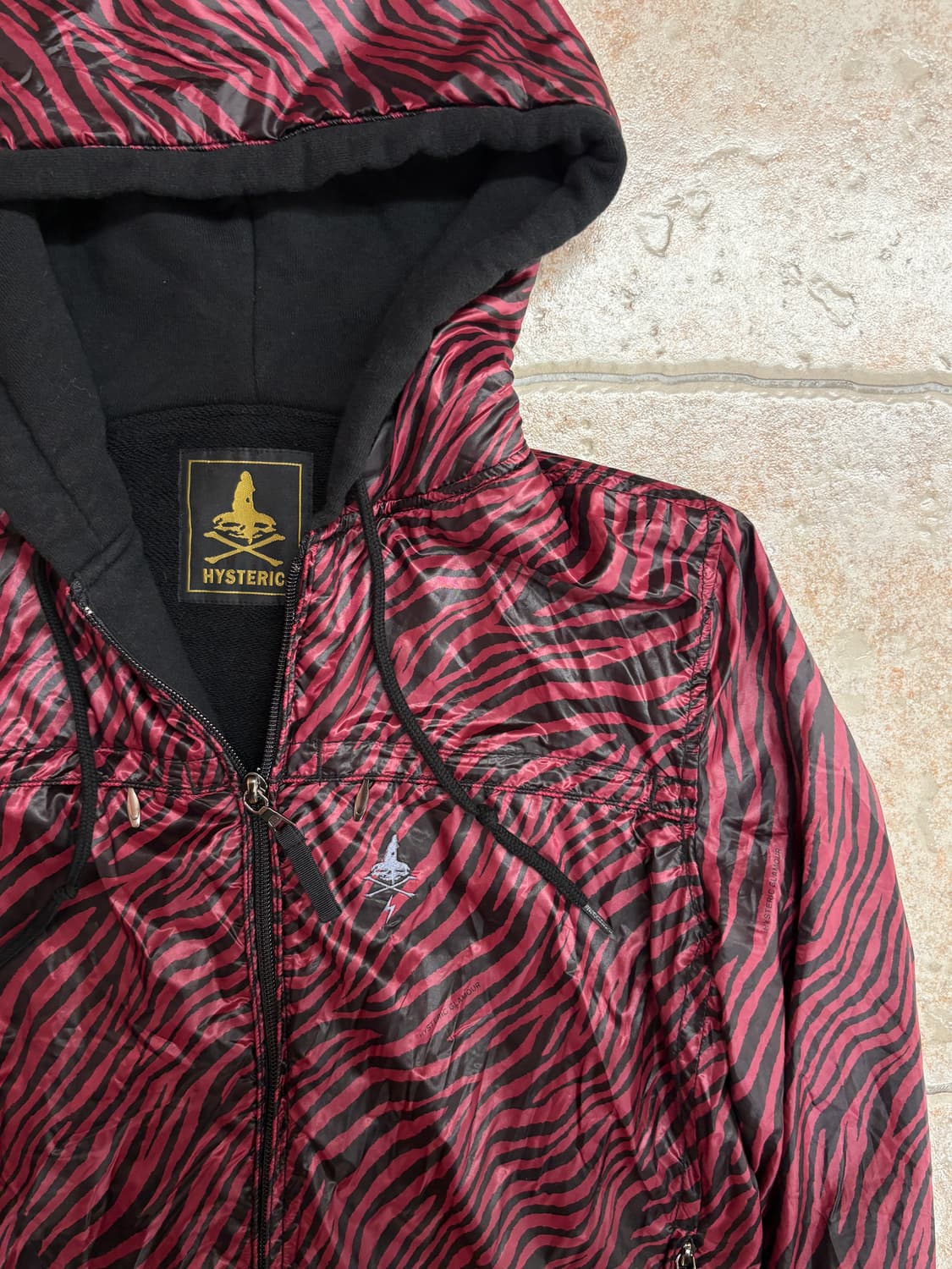 Hysteric Glamour zebra hood zip-up 상품이미지2