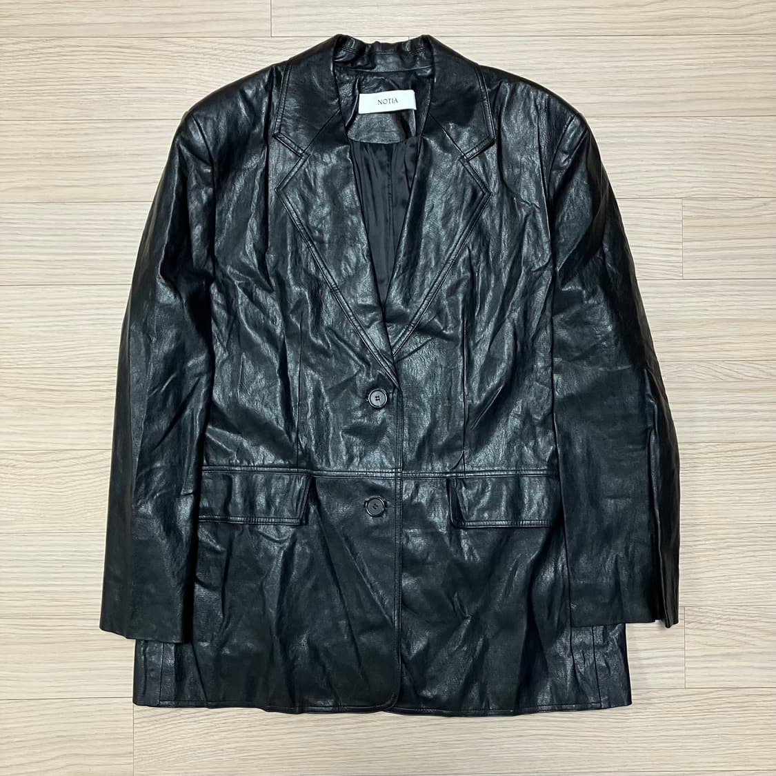 [NOTIA] 노티아 레더 자켓 상품이미지6