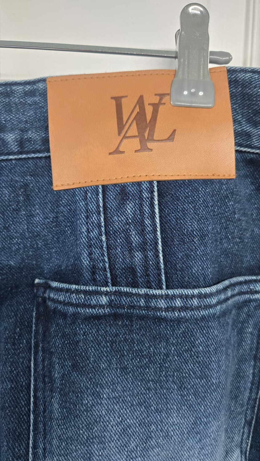 우알롱 커브드라인 스트레이트 데님팬츠 상품이미지5