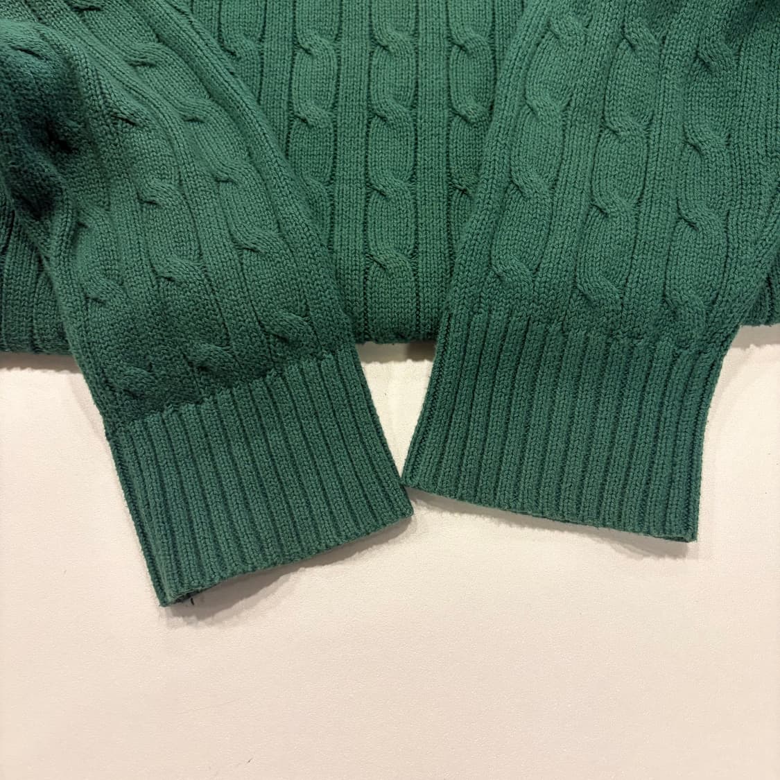 [XL] 폴로 랄프로렌 케이블 코튼 니트 그린 C550 상품이미지5