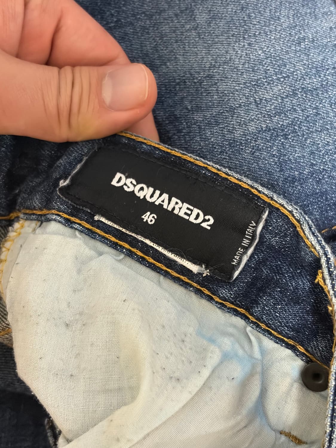 디스퀘어드2 페인트 워싱 청바지 46 상품이미지4