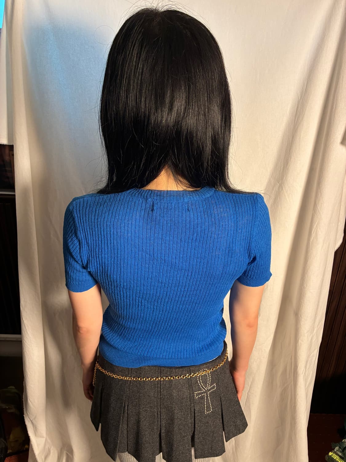 더오픈프로덕트 OPENYY Blue knit tee 상품이미지4