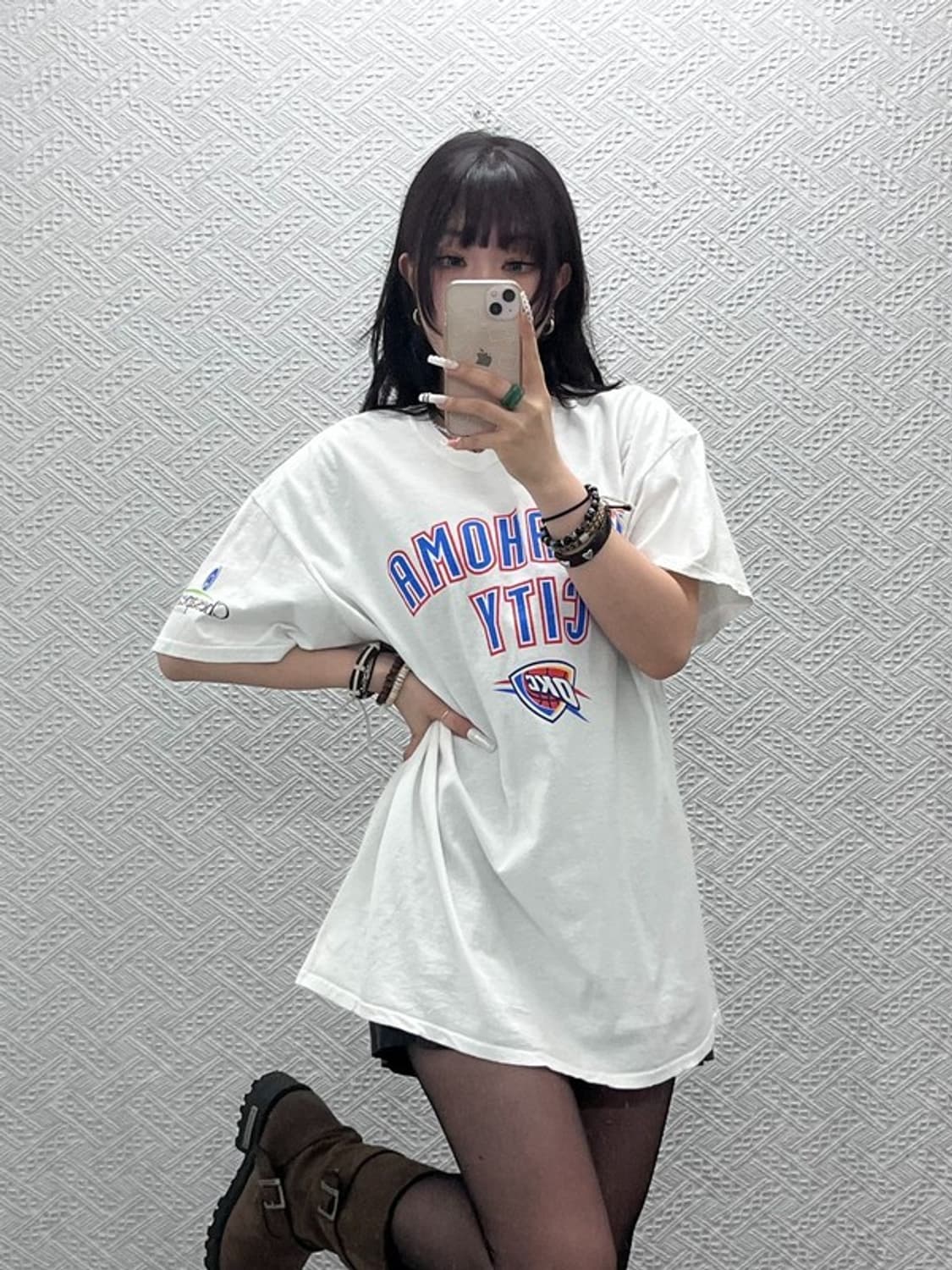 길단 빈티지 레트로 키치 오클라호마 반팔티 XL C10901 상품이미지1