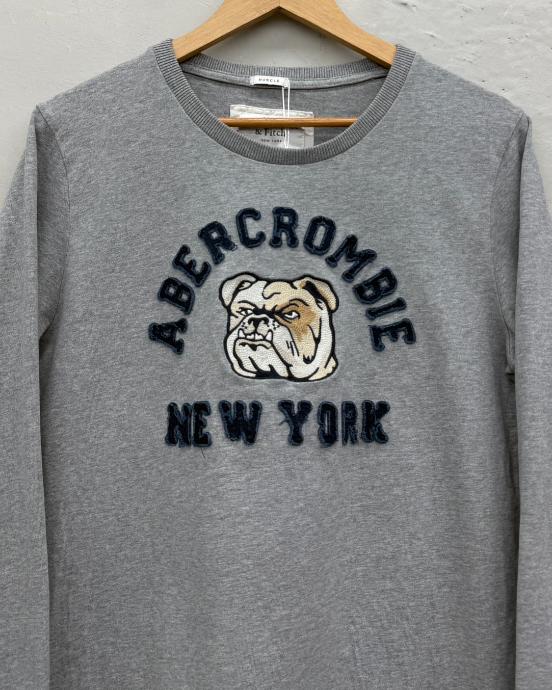 Abercrombie&FItch 불독 그래픽 롱 슬리브 티셔츠 상품이미지2