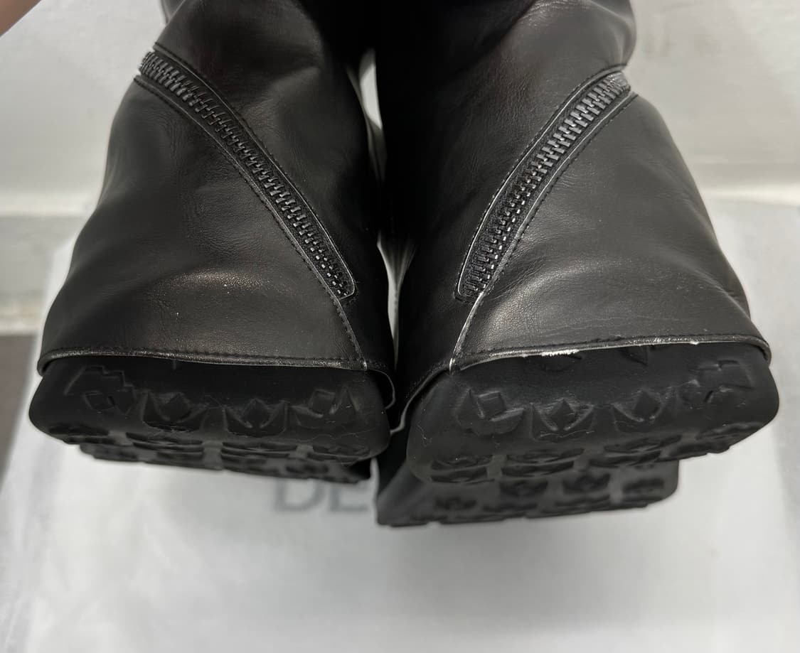 다이닛 지퍼 커브드 라인 플랫폼 부츠 상품이미지10