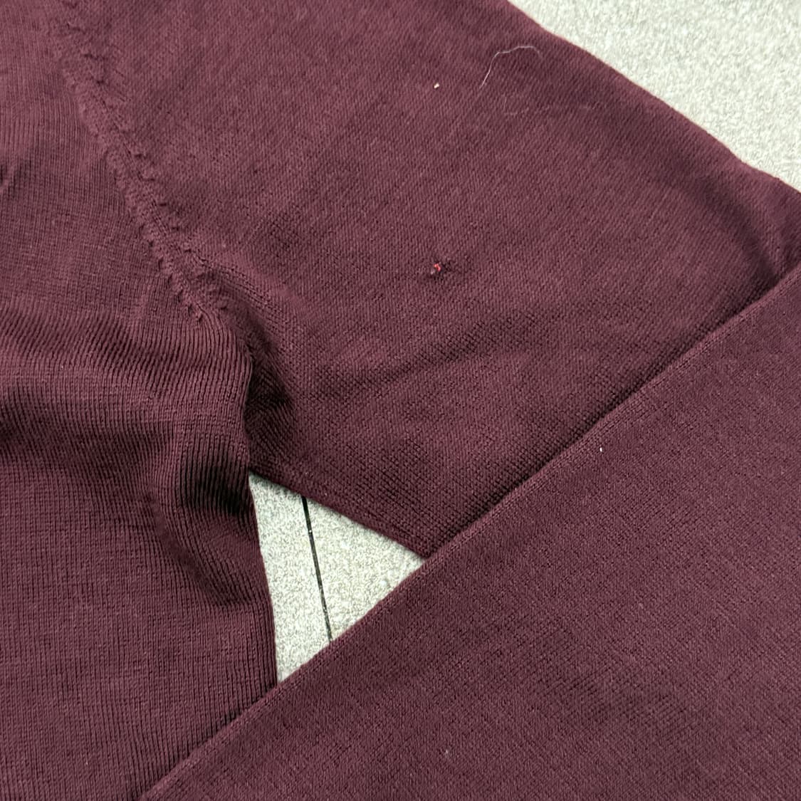 유니클로 자주색 가디건 상품이미지6